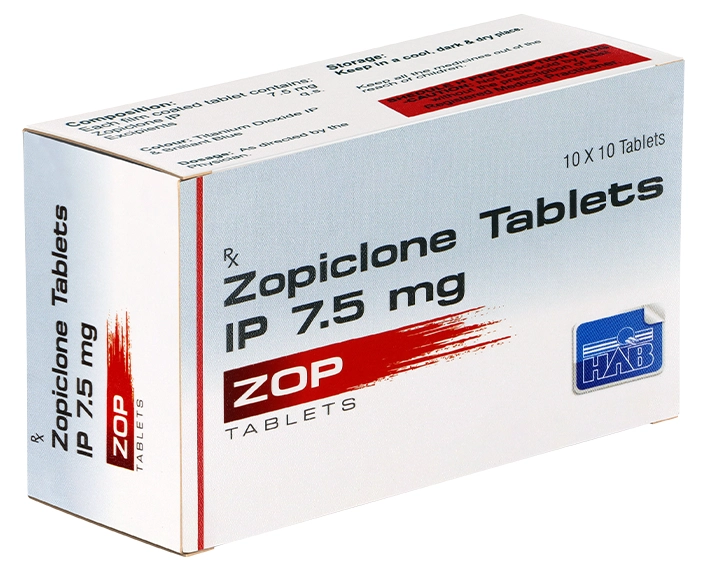 Zop 7.5mg - Generic Zopiclone 7.5mg Tablets - Sleepcarepills.com