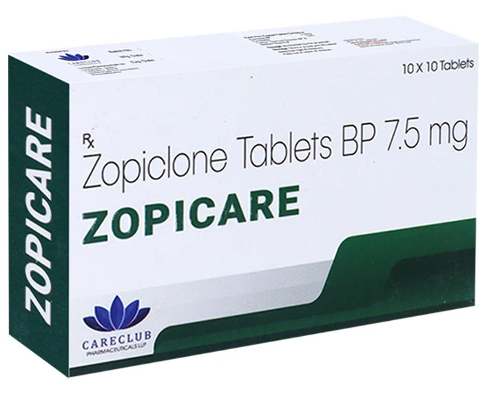 Zopicare 7.5mg tablets - Generic Zopiclone 7.5mg - Sleepcarepills.com